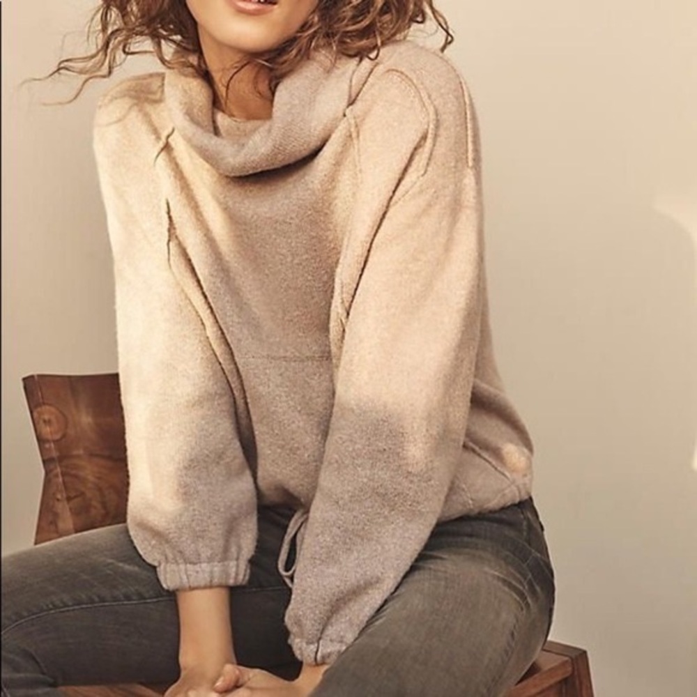 Anthropologie Tan Sweater